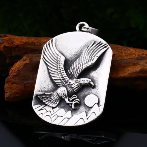 Unisex Mix Theme Retro Pendant Punk Vintage Totem Engle Hawk Biker Necklace