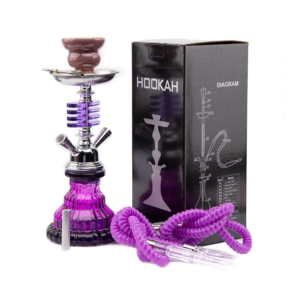 Handmade Traditional Collectible Gift Premium 2 Hose Shisha Hookah Complete Set