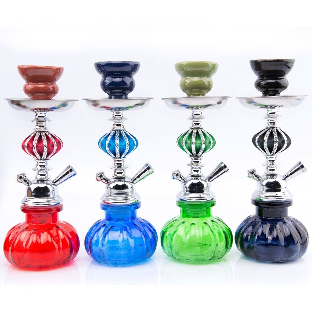 Handmade Traditional Style Gift 28cm Shisha Single Hose Hookah Set Small Size