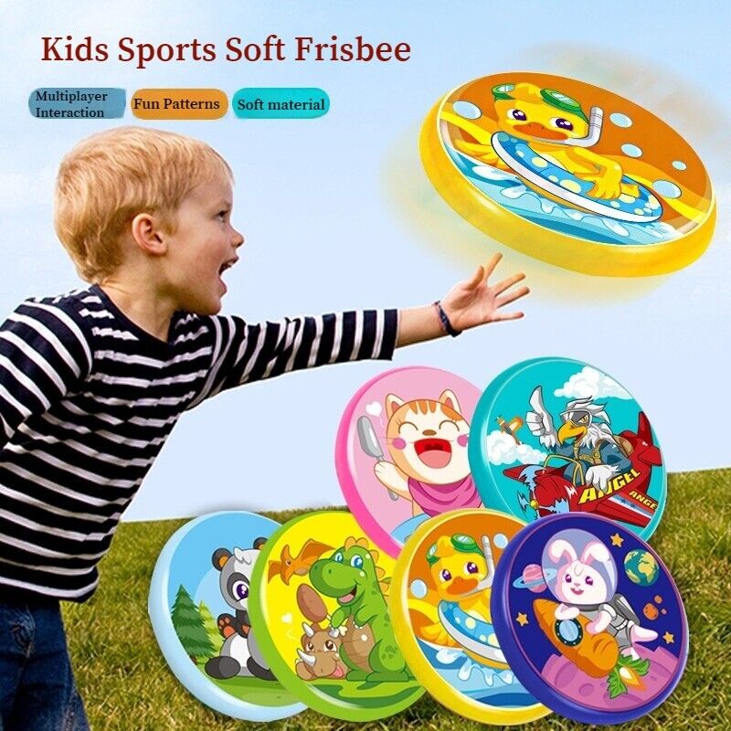 Children's Sports Frisbee PU Soft Rubber Flying Discs Hand Thrown Boomerang Toys