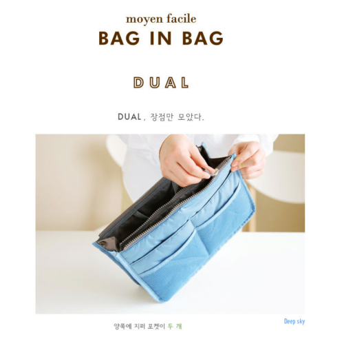 Thickened Multi-function Large Capacity Makeup Bag Toiletry Double Zipper Bag