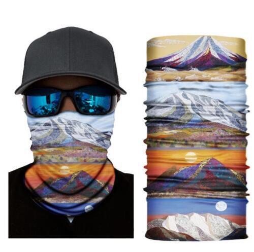 Cycling Camouflage Neck Gaiters Bandanas Fabric Motorcycle Face Masks Sunscreen