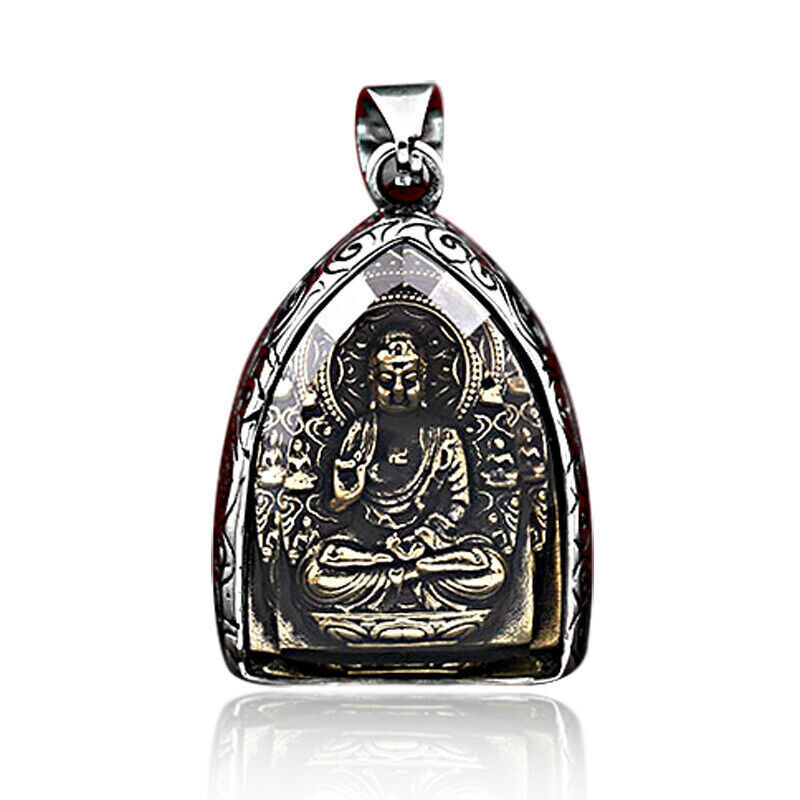 Unisex Vintage Punk Retro Mix Theme Titanium Stainless Steel Pendant Necklace