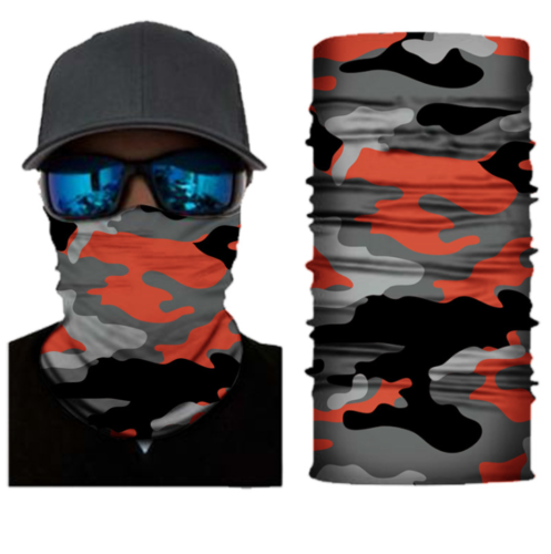 Cycling Camouflage Neck Gaiters Bandanas Fabric Motorcycle Face Masks Sunscreen