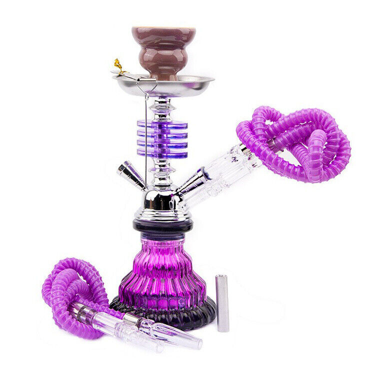 Handmade Traditional Collectible Gift Premium 2 Hose Shisha Hookah Complete Set