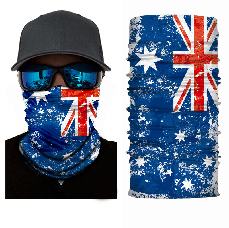 Camouflage Neck Gaiters Bandanas Fabric Cycling Motorcycle Fashion Face Masks