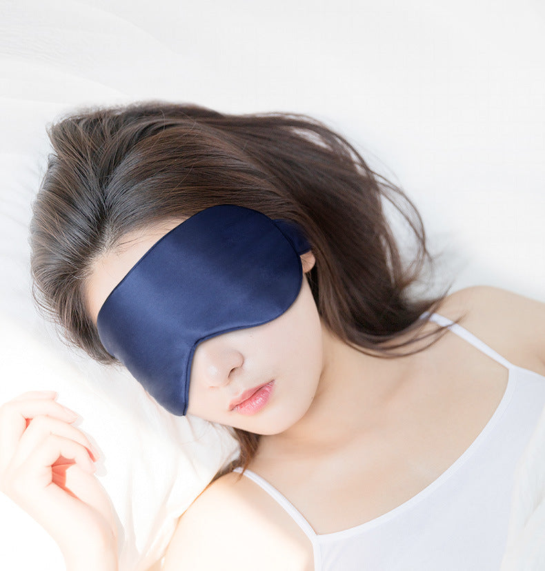 Elastic Band Simulation Silk Wrap Eye Mask Sleep Blackout Air Travel Nap Leisure