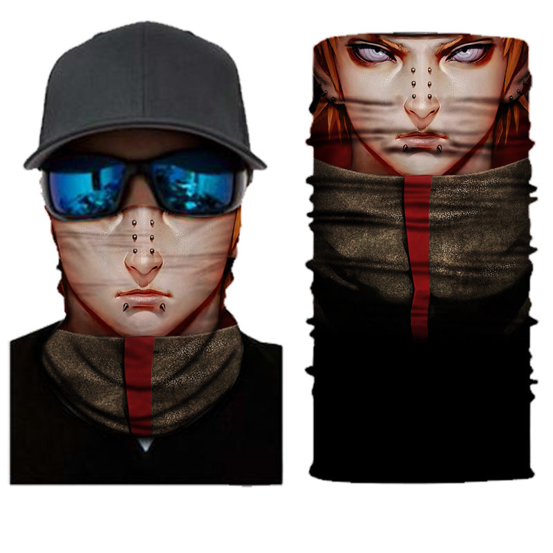 Biker Motorcycle Cycling Face Mask Shield Protective Neck Tube Scarf Headband
