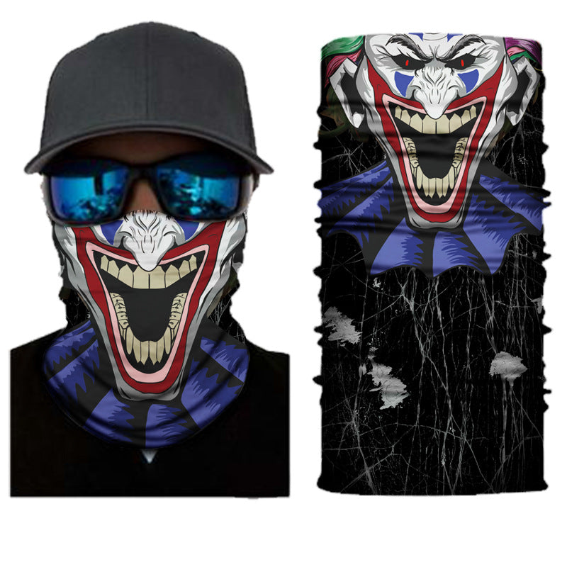 Biker Motorcycle Cycling Face Mask Shield Protective Neck Tube Scarf Headband
