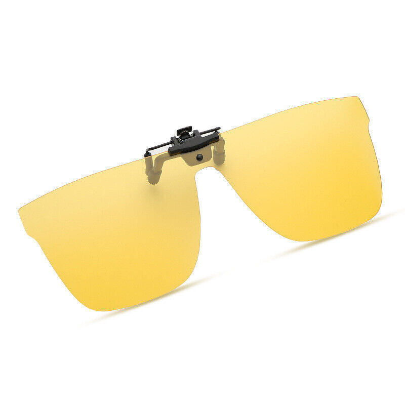 Fashion One-piece lens polarizing Multicolor Lens Retro Flip up Sunglasses Clip