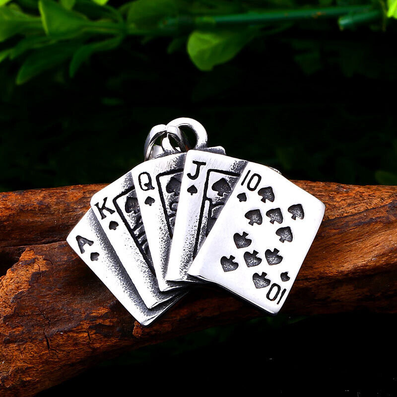 Unisex Mix Theme Retro Pendant Punk Vintage Totem Engle Hawk Biker Necklace