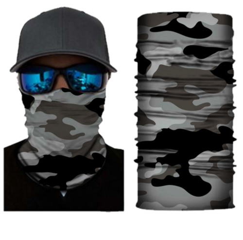 Cycling Camouflage Neck Gaiters Bandanas Fabric Motorcycle Face Masks Sunscreen