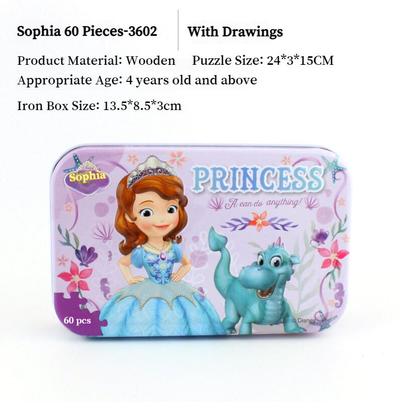 60 Pieces Jigsaw Puzzles Cartoon Frozen Puzzle Pieces Best Kids Gifts Toy