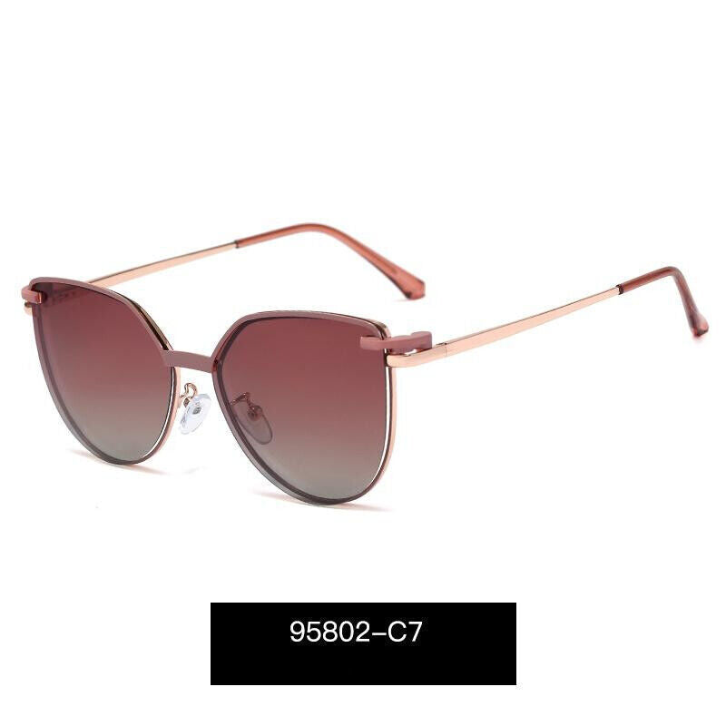 Women Anti Blue Ray Magnetic Suction Clip UV400 Polarized Two Use Sunglasses Set