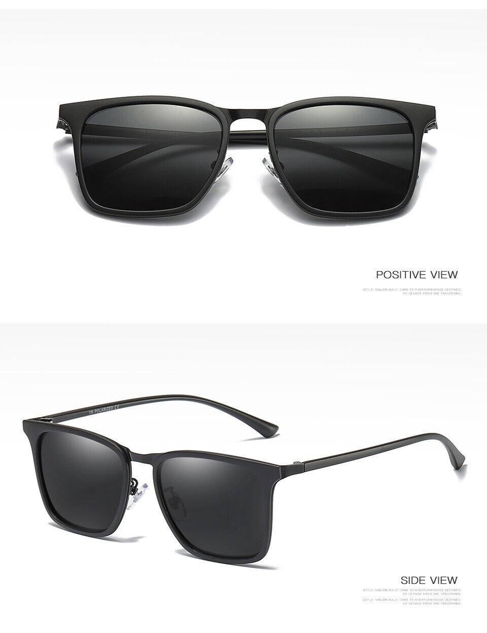 Unisex Anti UV400 Polarized Cool Sport Driving Fishing Eyewear Frame Sunglasses