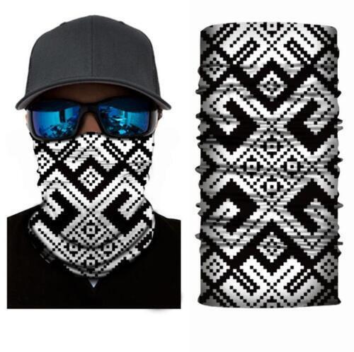 Cycling Camouflage Neck Gaiters Bandanas Fabric Motorcycle Face Masks Sunscreen