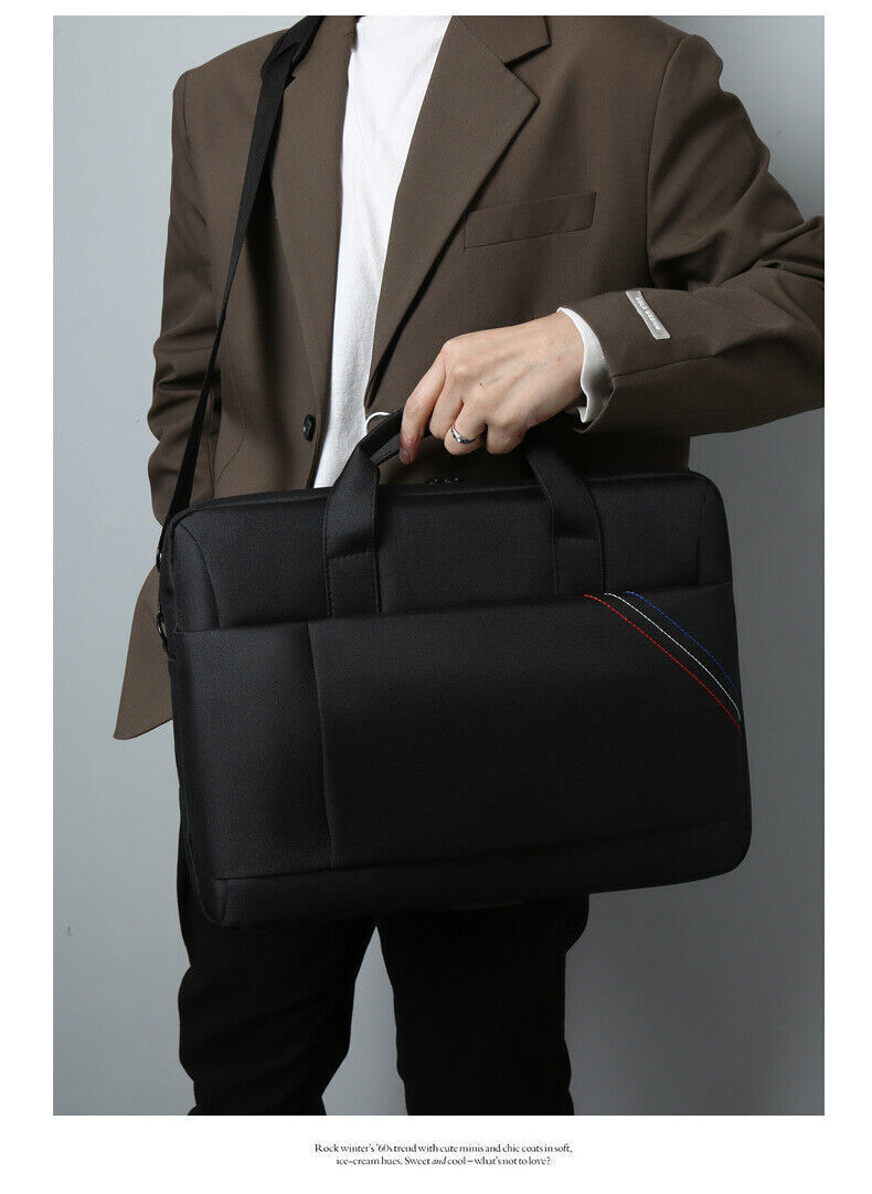 Unisex Lightweigh Large Capacity Oxford Cloth Shoulder Computer Bag Briefcase