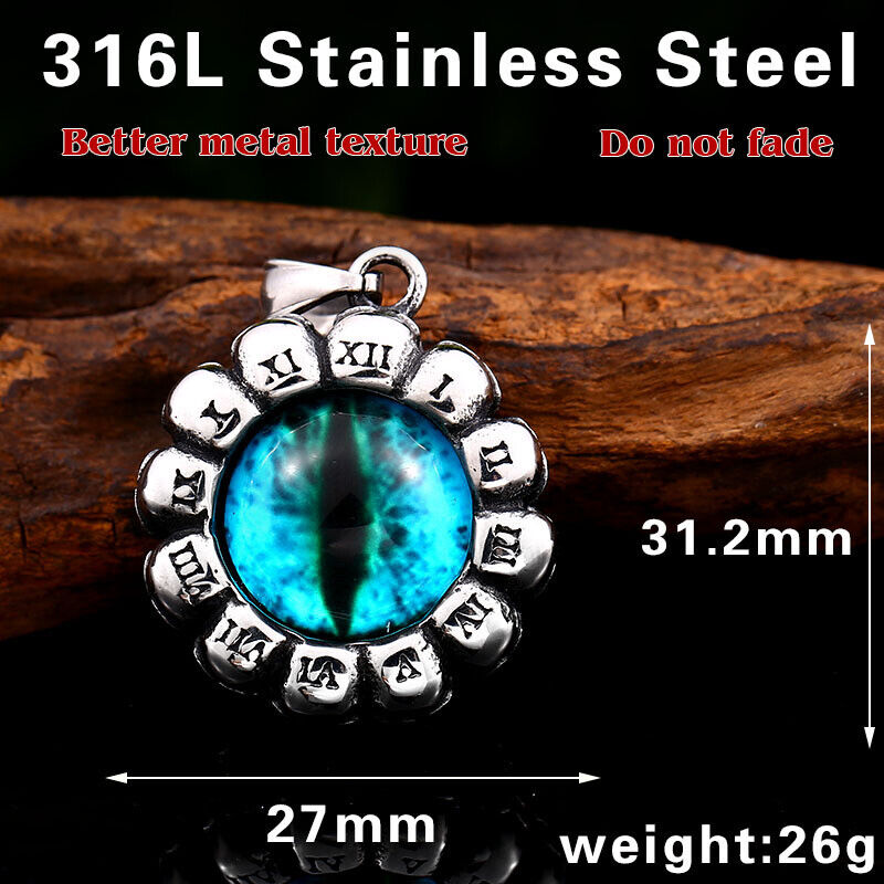 Unisex Mixed Theme Titanium Steel Vintage Art Punk Biker Retro Pendant Gift