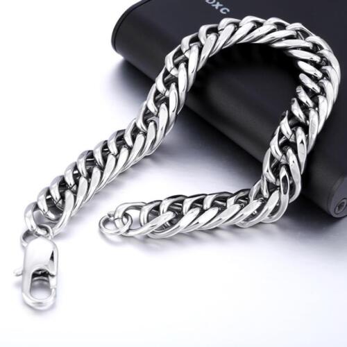 Retro Punk Biker Nordic Viking snake bone shape titanium steel bracelet Bangle