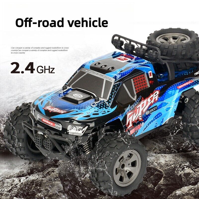 2.4GHz High Speed Racing Charging Remote Control Off-road Vehicle Toy Car Gift