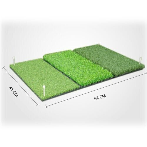 Golf Non Slip Batting Rubber Strike Swing Portable Pad Practice Hitting Mat