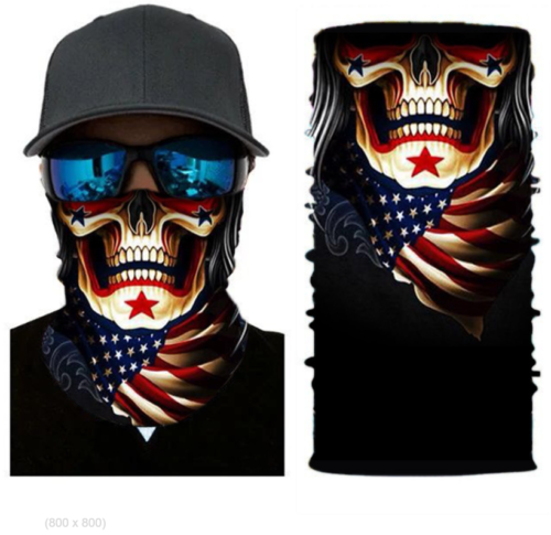 Cycling Camouflage Neck Gaiters Bandanas Fabric Motorcycle Face Masks Sunscreen