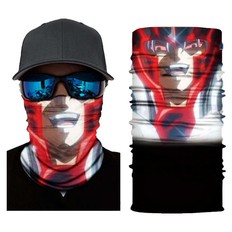 Biker Motorcycle Cycling Face Mask Shield Protective Neck Tube Scarf Headband