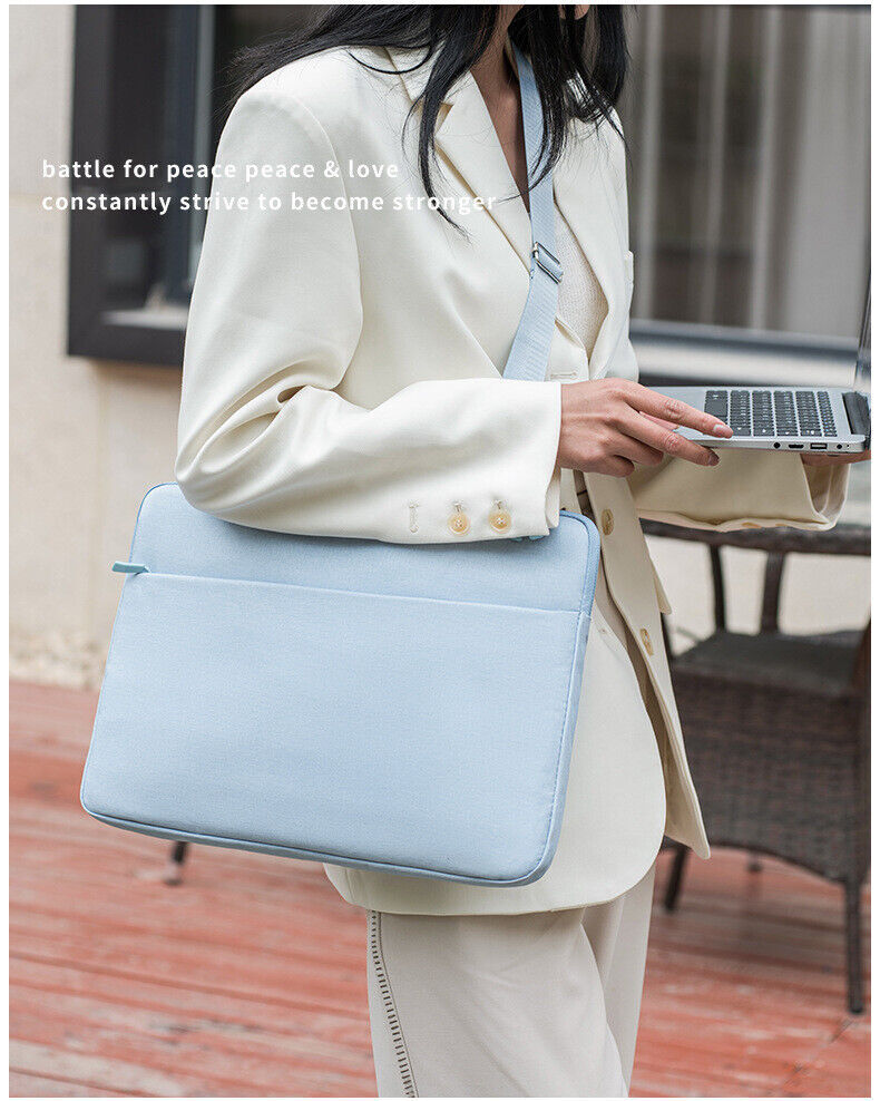 Unisex Lightweight Large Capacity Laptop Bag Travel Waterproof Briefcase 4 Color