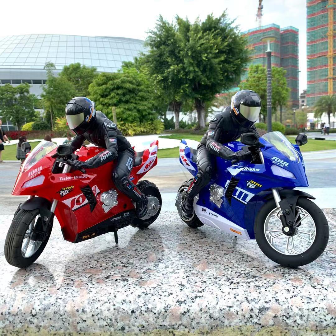 RC Self-Balancing Motorcycle Stunt Stand Remote Control Drift Motorbike Boy Gift