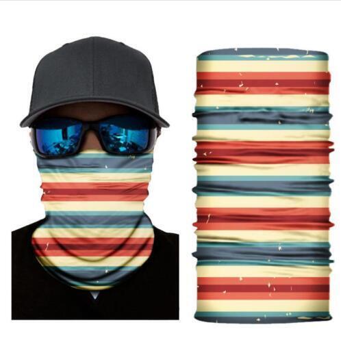 Cycling Camouflage Neck Gaiters Bandanas Fabric Motorcycle Face Masks Sunscreen