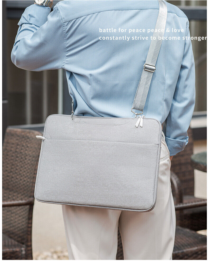 Unisex Lightweight Large Capacity Laptop Bag Travel Waterproof Briefcase 4 Color