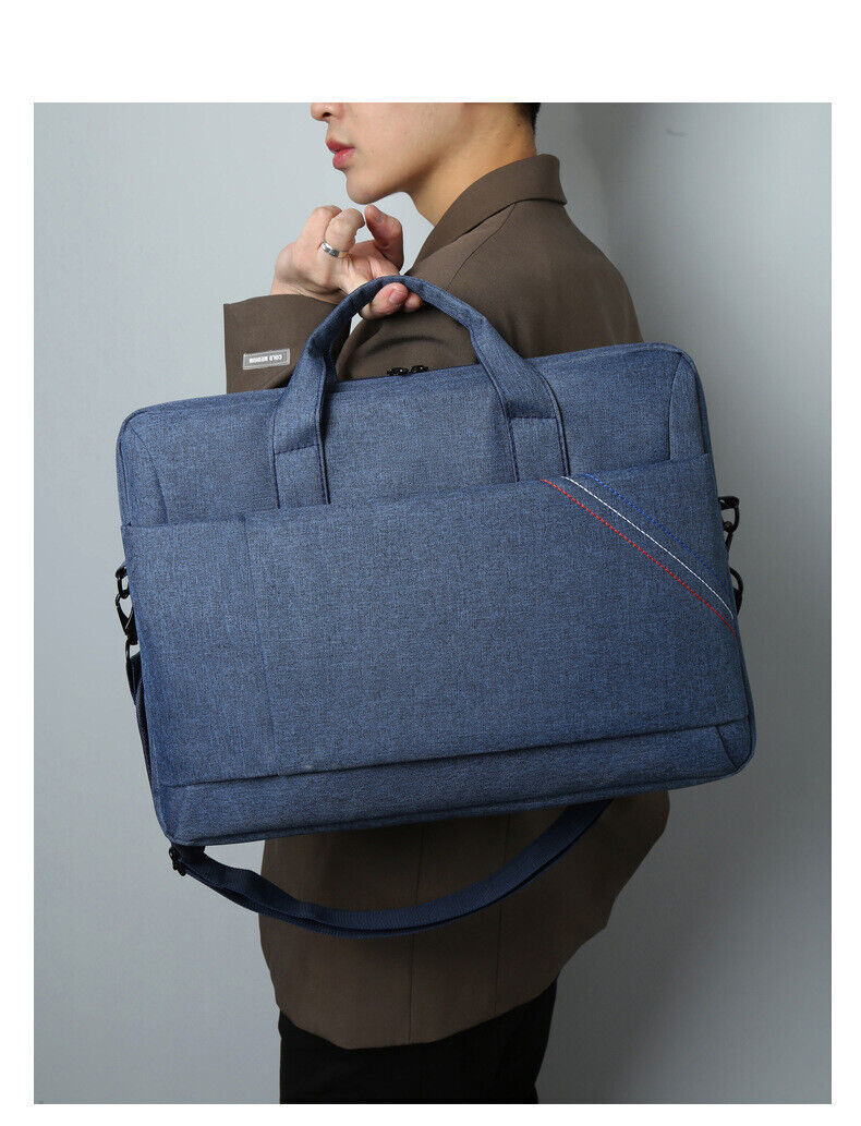 Unisex Lightweigh Large Capacity Oxford Cloth Shoulder Computer Bag Briefcase