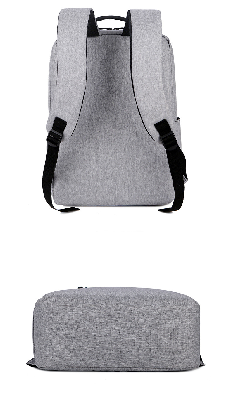 Unisex Waterproof Canvas Backpack USB Schoolbag Travel Laptop Business Bag