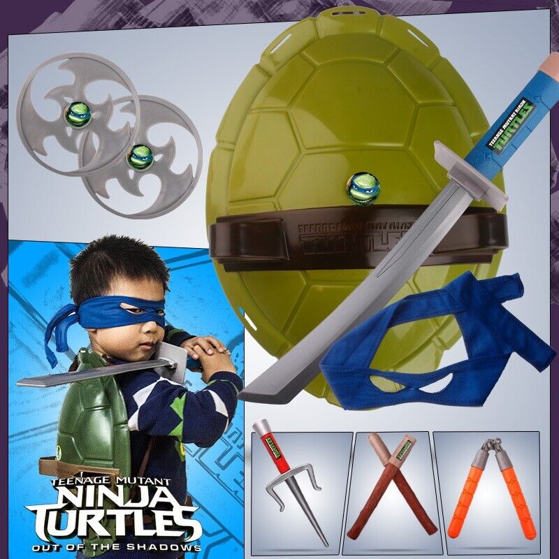Performance Props Dress Up Ninja COS Turtle Shell Wearable Weapons Cartoon Toy