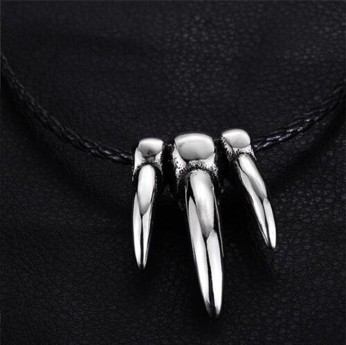 Unisex Mix Theme Retro Punk Vintage Titanium Steel Power Fist Pendant Necklace Gift