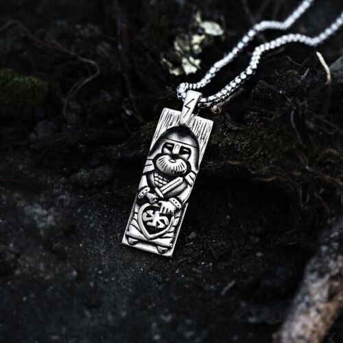Stylish Retro Gothic Punk Mix Theme Titanium Steel Pendant Gift Unisex Necklace