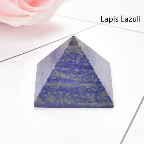 Small Size Natural Stone Crystal Pyramid Energy Gemstone Tower Home Decor Gifts