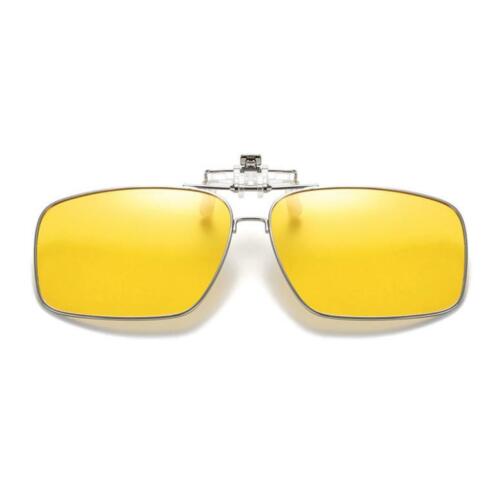Unisex Driving Fishing Polarized UV 400 Protection Clip On Flip up Sunglasses