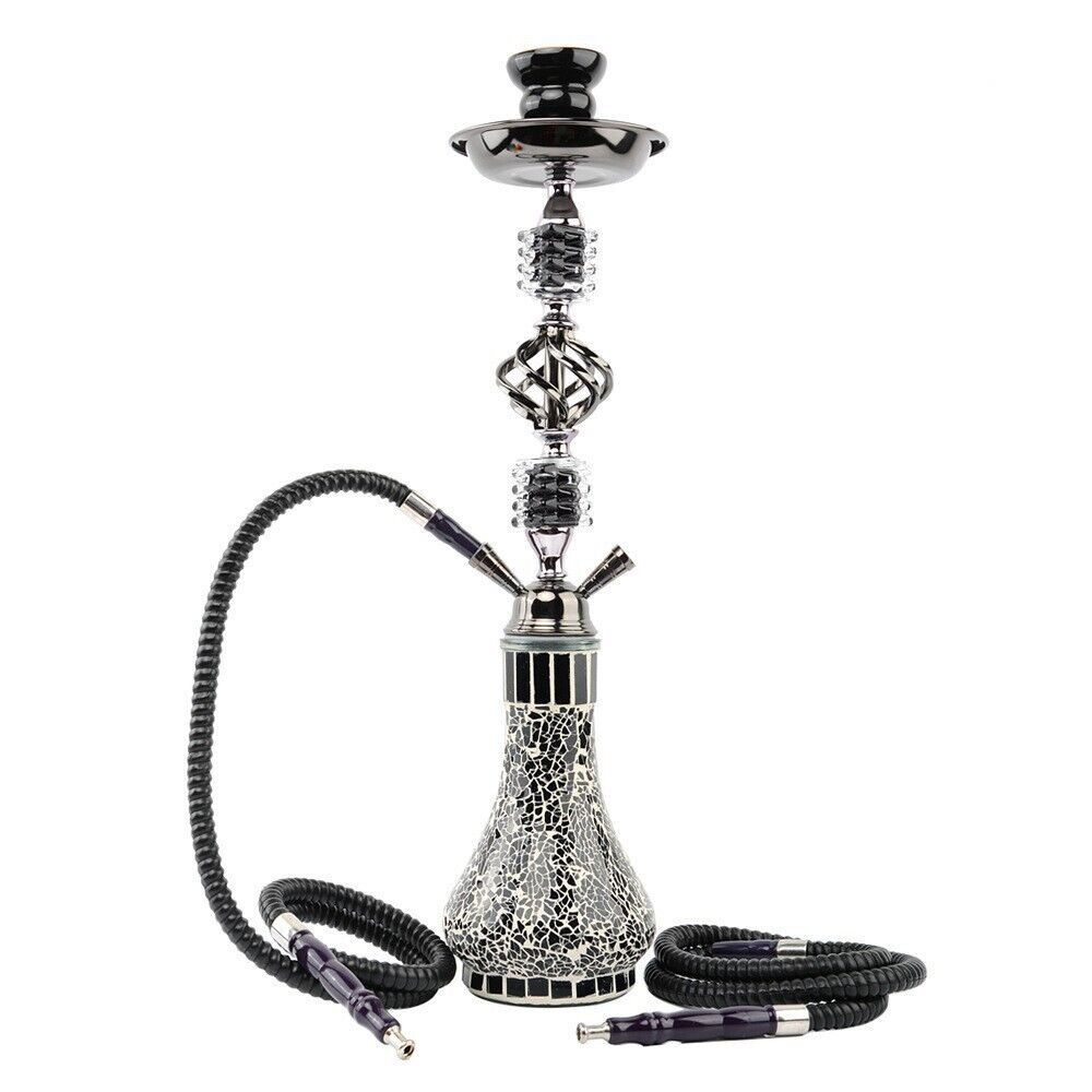 Traditional Collectible Gift Premium Glass Eagle Shisha Hookah Complete Set
