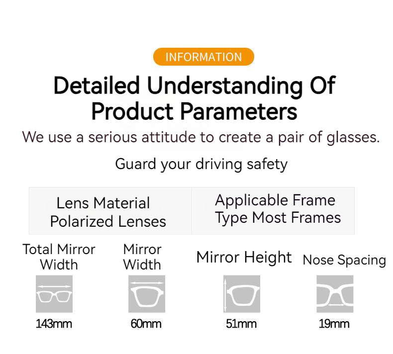 Unisex Fashion Flip Up Large Frame Sunglasses Clip On Polarized Multicolor Lens