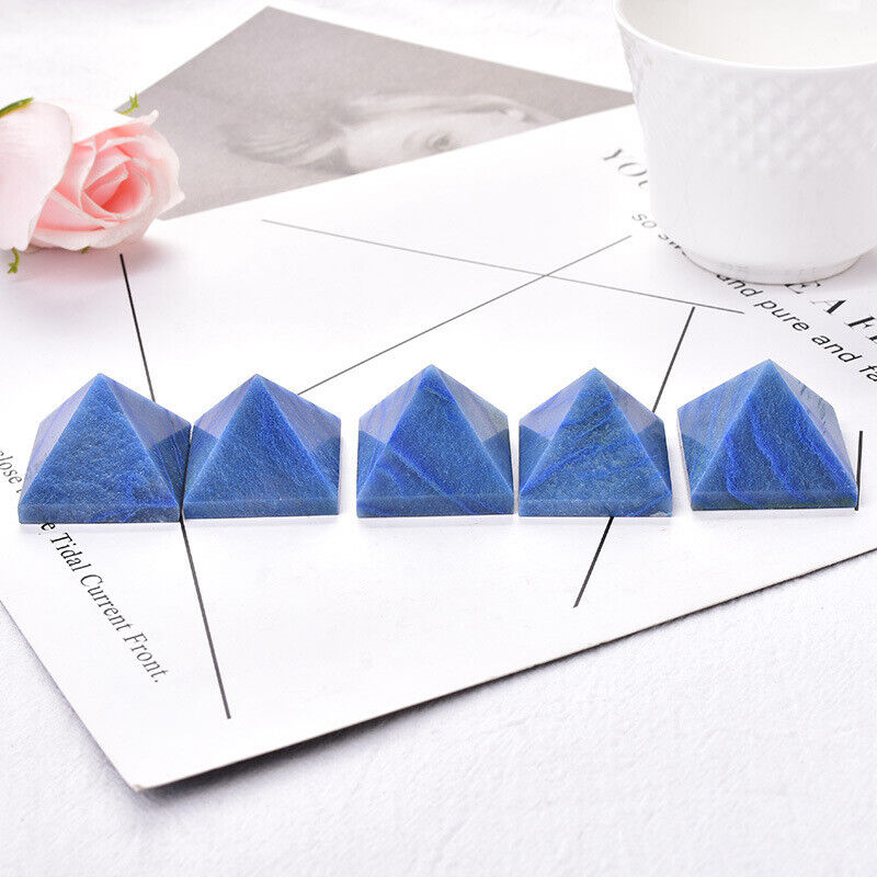 Small Size Natural Stone Crystal Pyramid Energy Gemstone Tower Home Decor Gifts