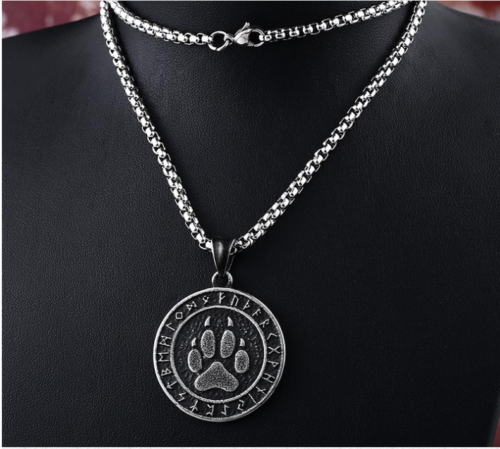 Retro Stainless Steel Cross Skull Mirror Dragon Sheep Eye Bear's Paw