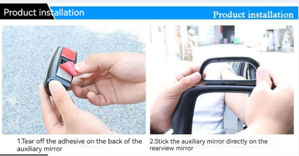 Car Automotive Vision Assist HD Rearview Mirror Instructor's Assist Mirror Glass
