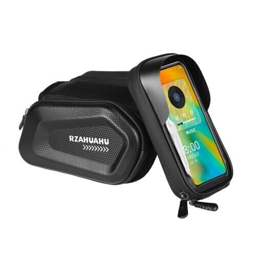 Waterproof Bike Bag Front Beam Bag Mountain Bike Mobile Phone Bag Riding Equip