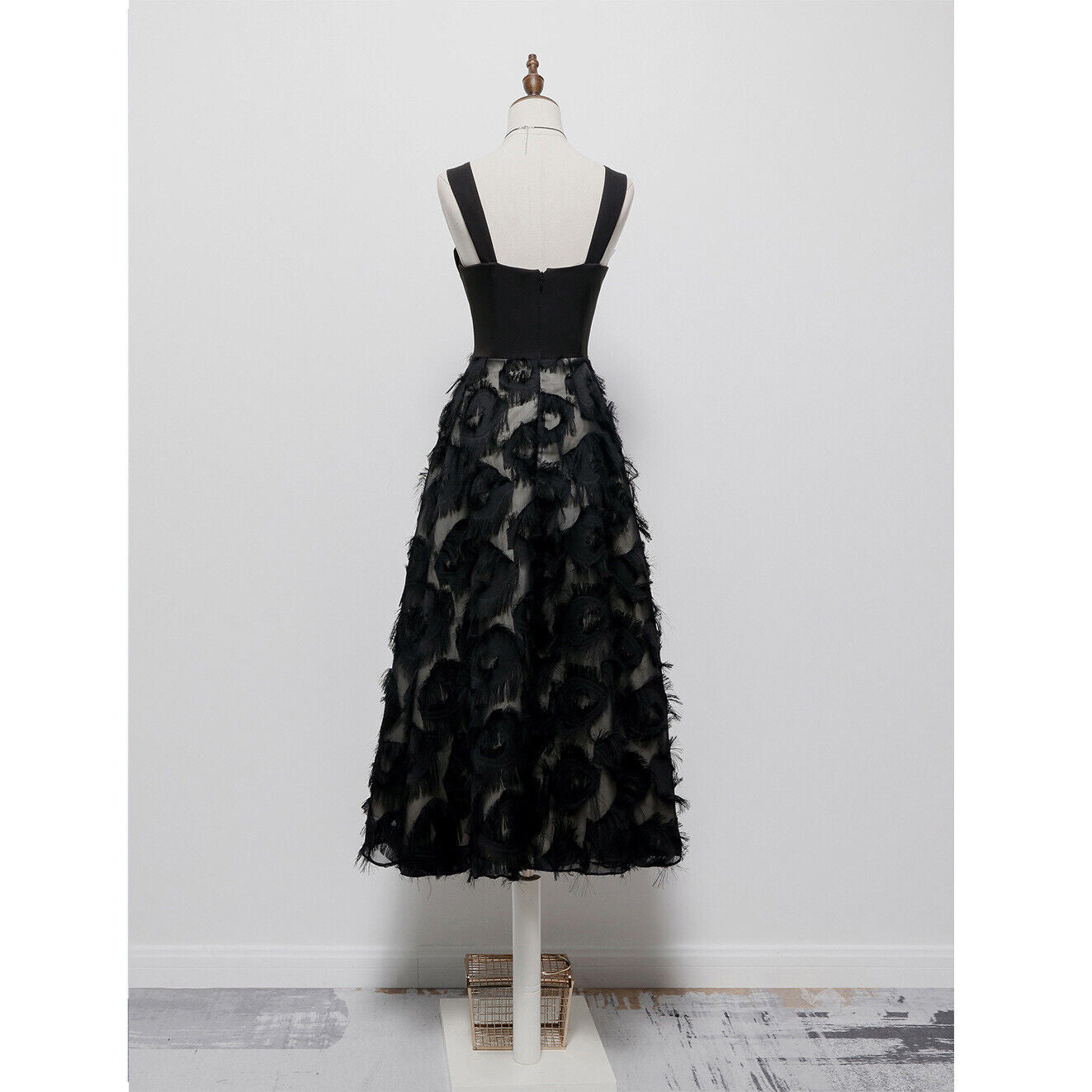 Women Formal Floral Evening Wedding Cocktail Prom Bridesmaid Ball Gown Dress