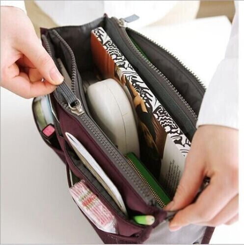 Thickened Multi-function Large Capacity Makeup Bag Toiletry Double Zipper Bag