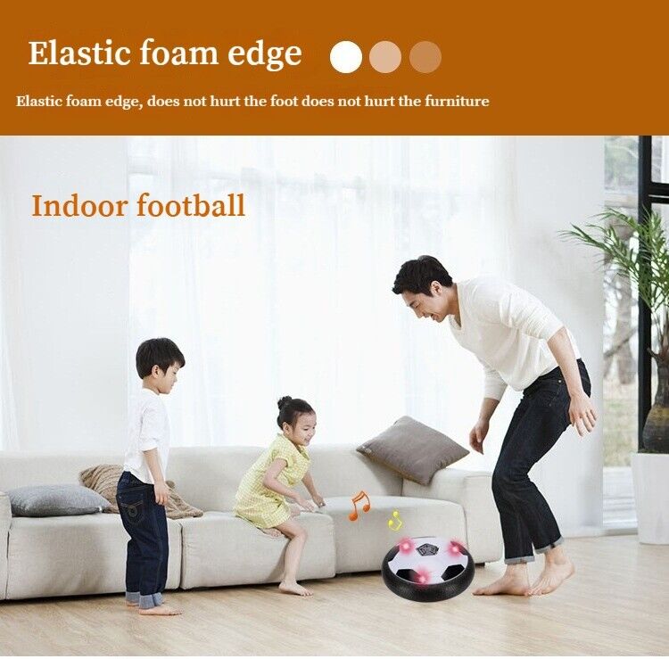 Children's Electric Toys Air Cushion Levitation Led Lights Soccer Ball Indoor