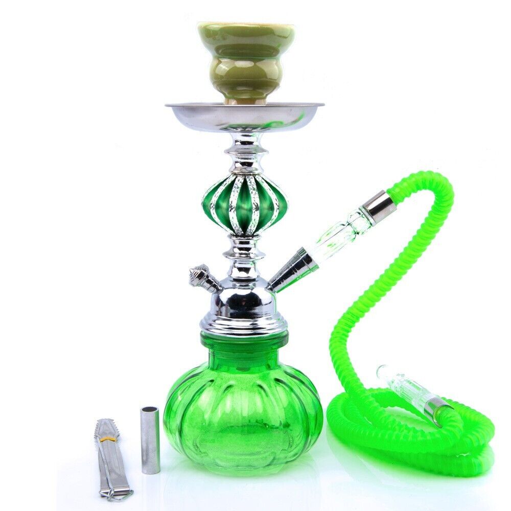 Handmade Traditional Style Gift 28cm Shisha Single Hose Hookah Set Small Size
