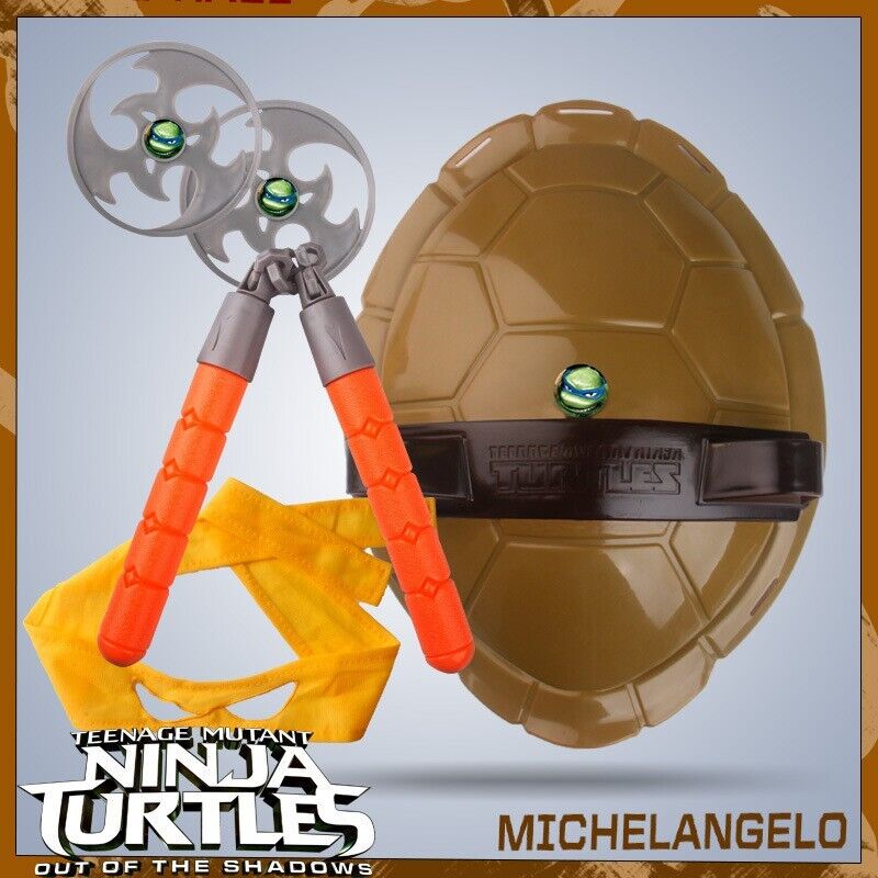 Performance Props Dress Up Ninja COS Turtle Shell Wearable Weapons Cartoon Toy