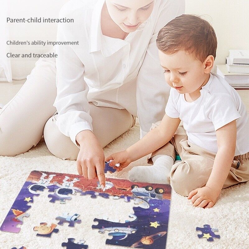 24PCS Puzzle Stickers Animal Picture Frame Painting Mini Challenge Toys Gifts